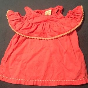 Baby pink 100% cotton tee